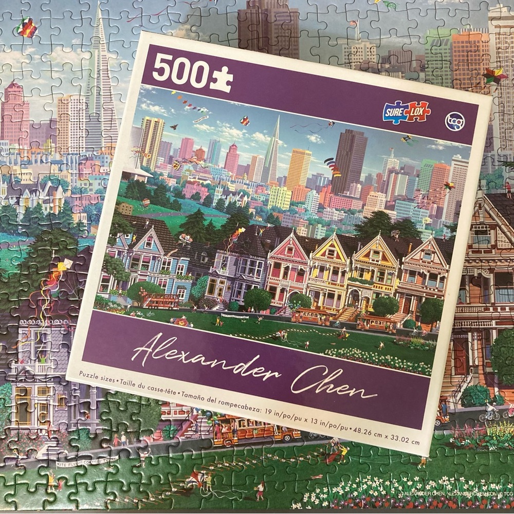 500 piece jigsaw puzzle Alexander Chen 19 x 13 inch
